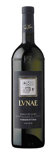 bottle image of lunae bosoni vermentino etichetta nera colli di luni doc black label vermentino white wine from liguria italy available in australia from navigli wines