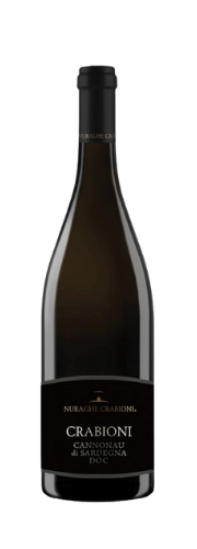 bottle image of nuraghe crabioni cannonau di sardegna red wine from sardinia italy